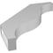 Ekena Millwork 3 1/2-in. W x 26-in. D x 30-in. H Funston Architectural Grade PVC Knee Brace BRCP035X26X30FST - alternate 4
